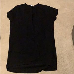 Black T-shirt dress